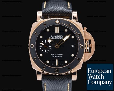 panerai submersible rose gold 42mm